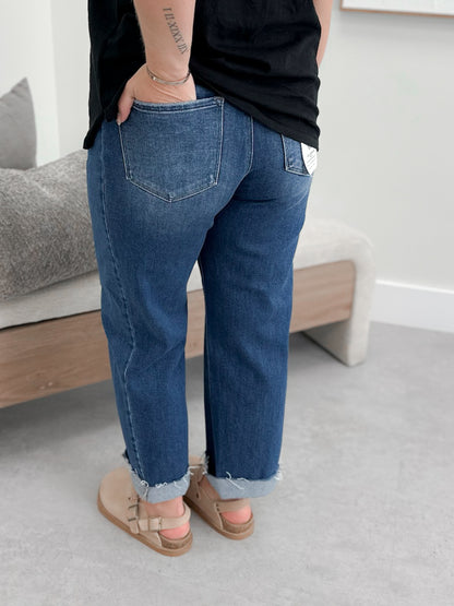 Charlie Barrel High Rise Jeans by Risen