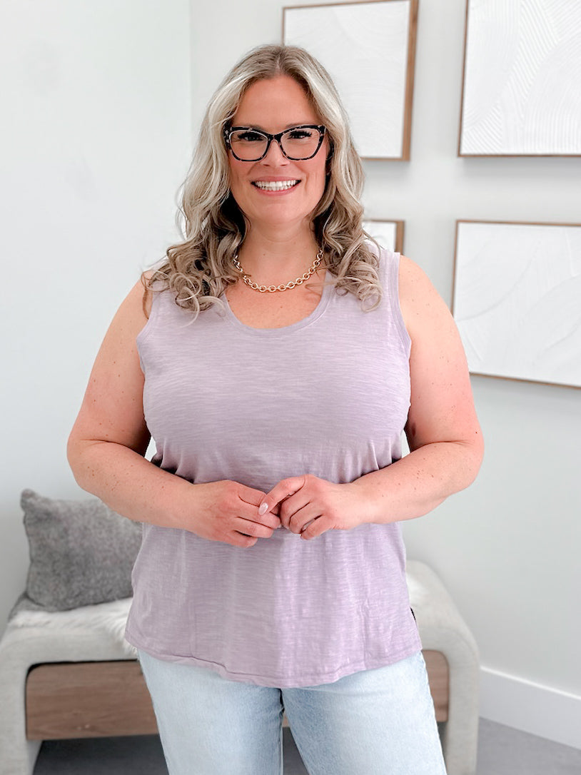 501 Tank Top in Lilac by Twenty Nine The Label