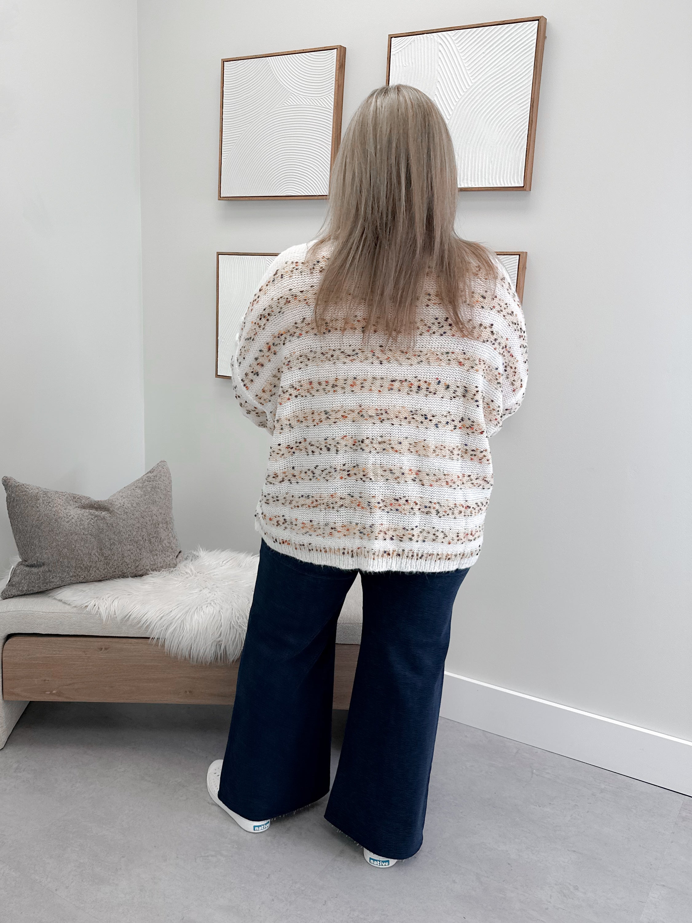Specks Sweater in Ivory