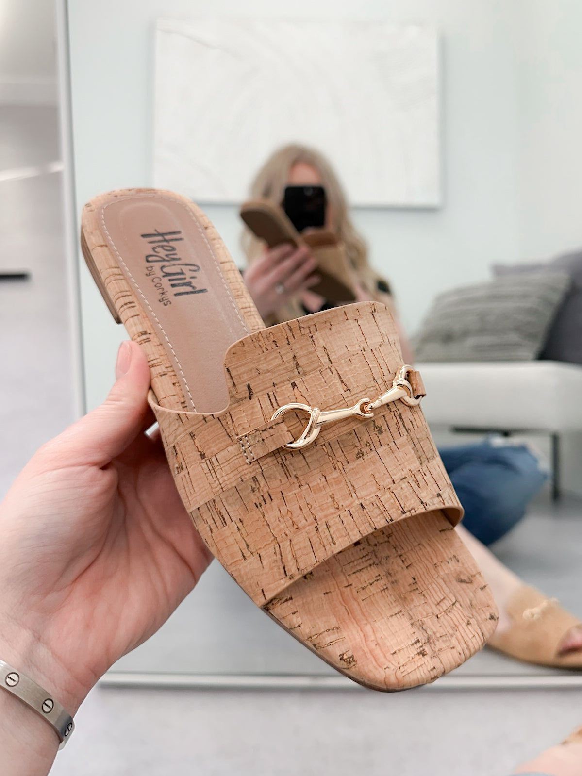 Bit of A Breeze Sandal in Cork by Corkys