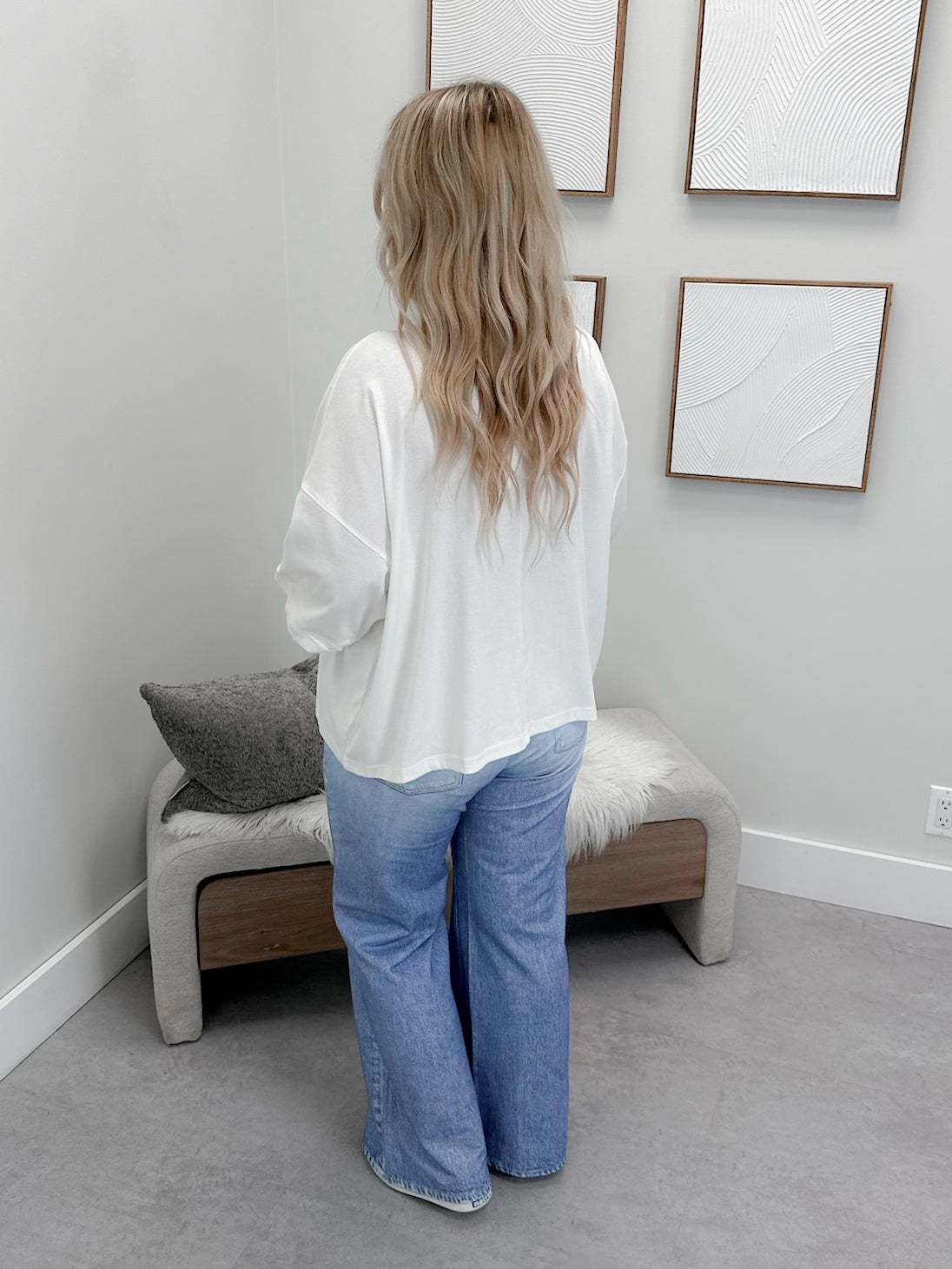 Kinley Tee in Coconut