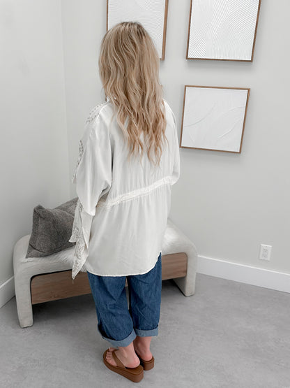 Mamba Cardigan in Wheat