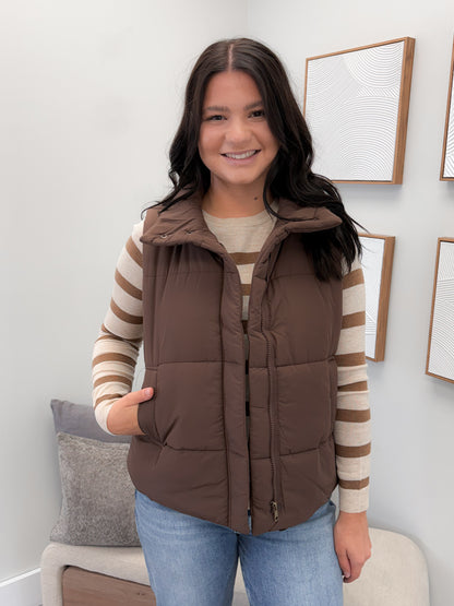 Wanderer Vest in Brown