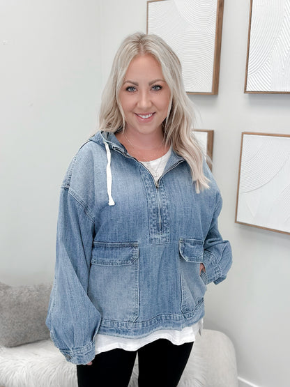 Neva Jean Pullover Jacket