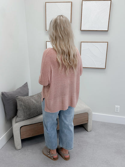 Sheri  Sweater in Mauve