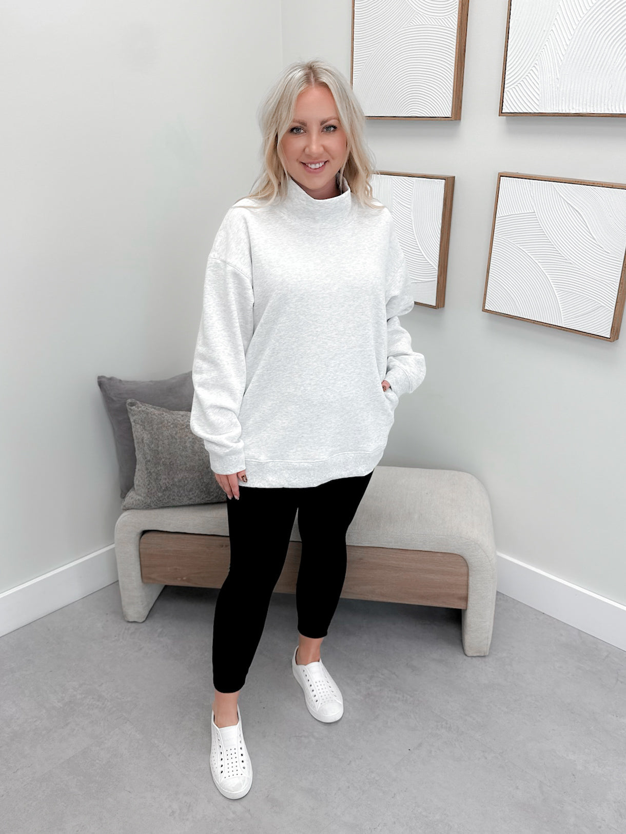Natana Pullover in Grey