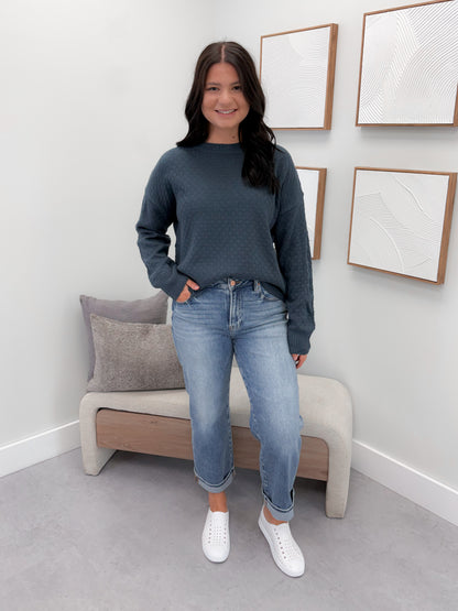 Gianna Sweater in Teal