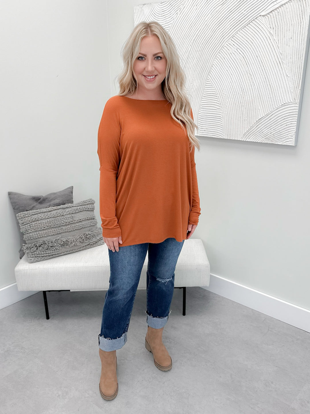 Shania Long Sleeve in Hazel
