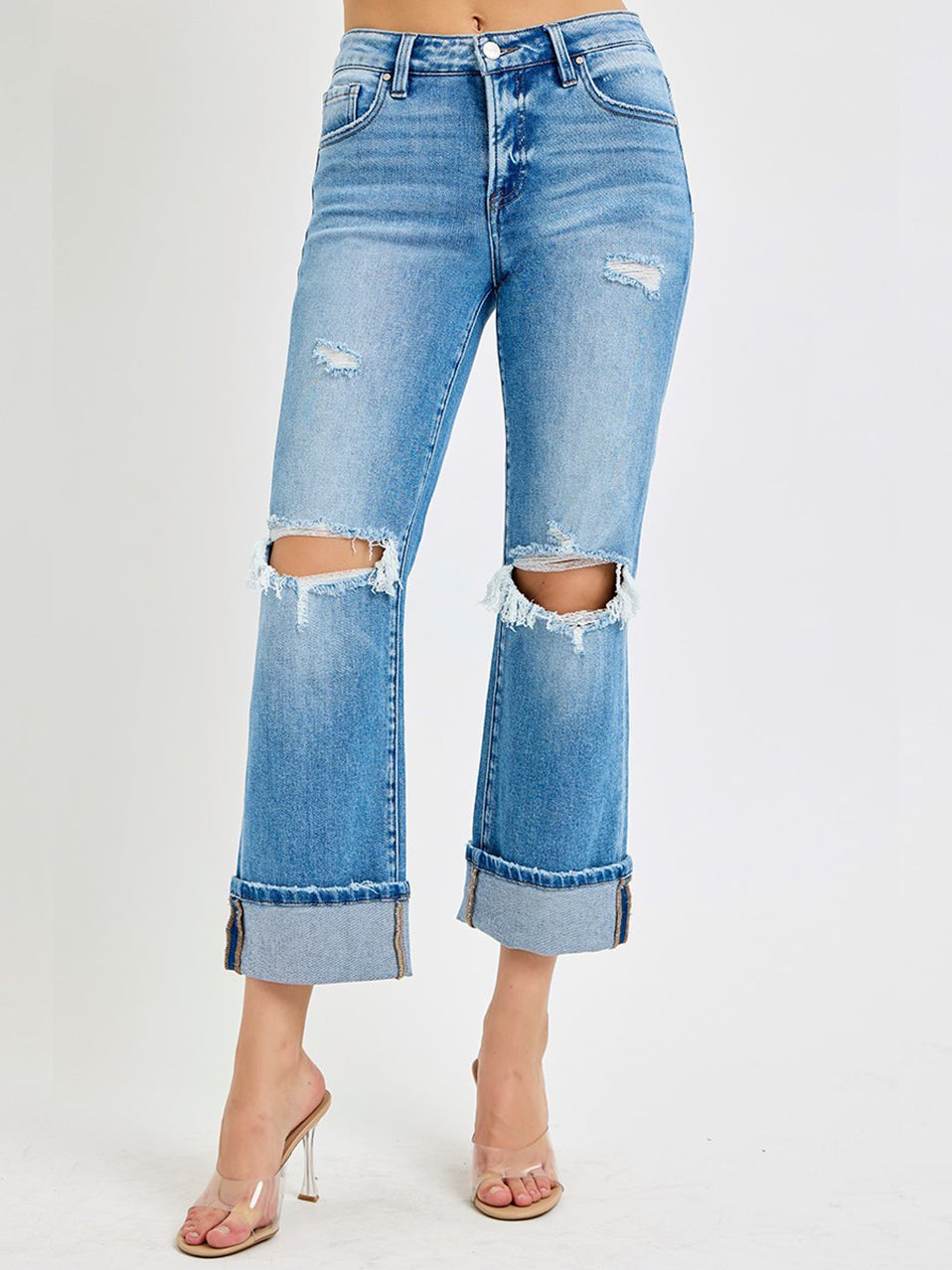 Tonya Tummy Control Mid Rise Jean by Risen