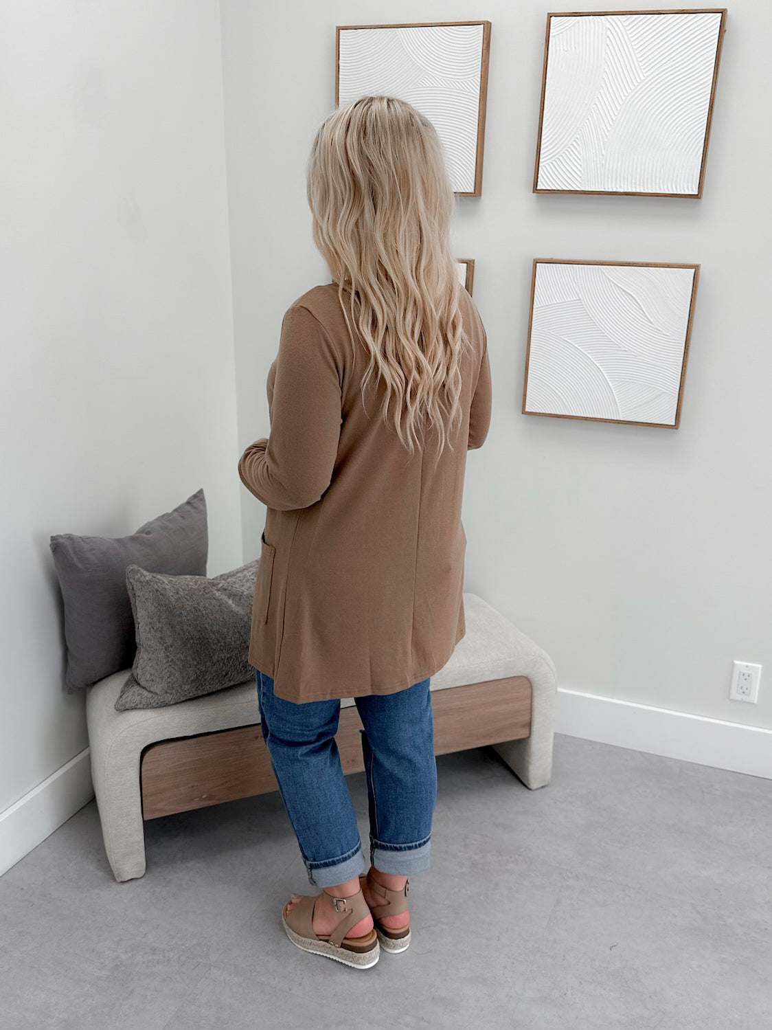 Cori Cardigan in Mocha