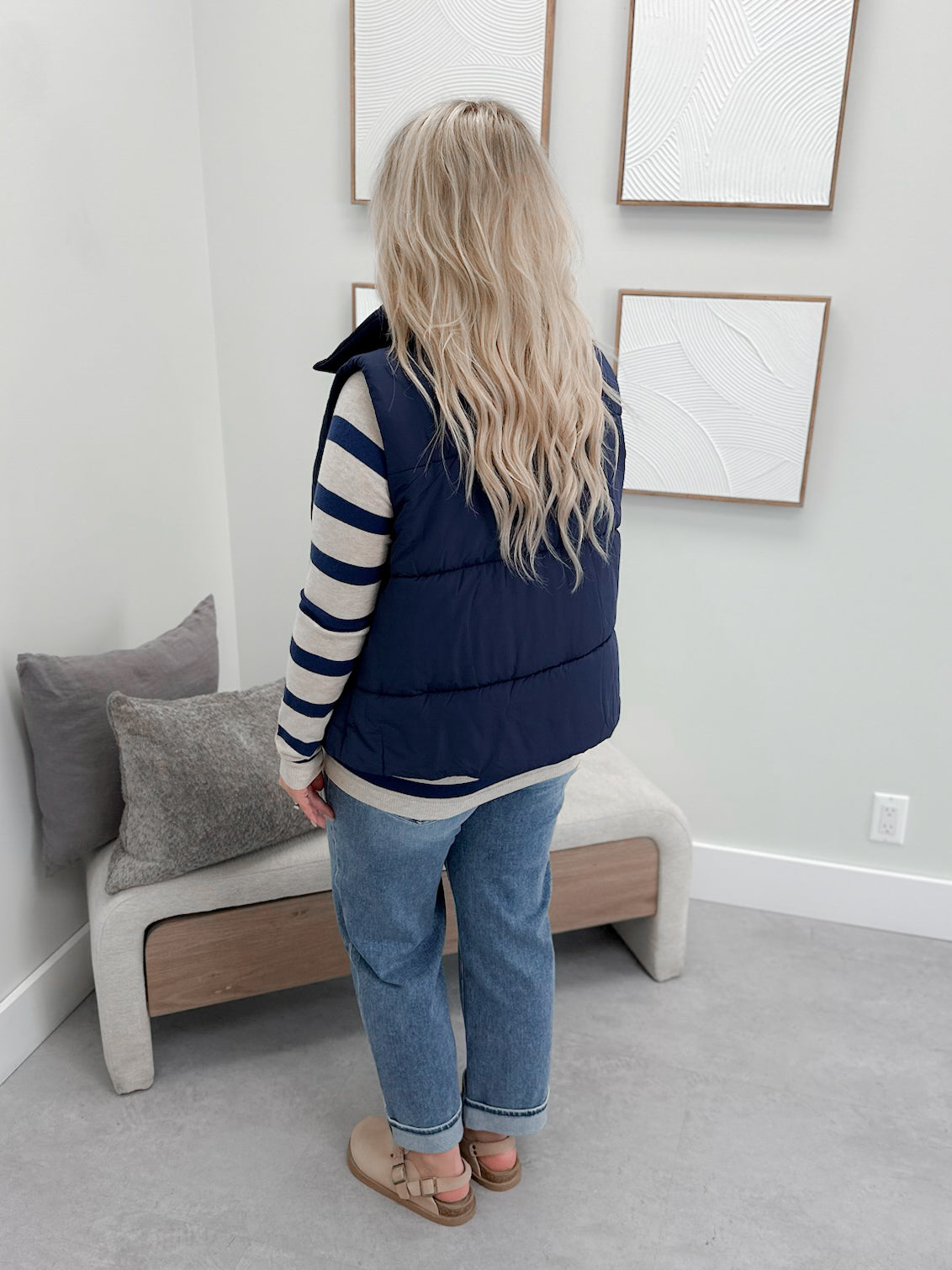 Wanderer Vest in Navy