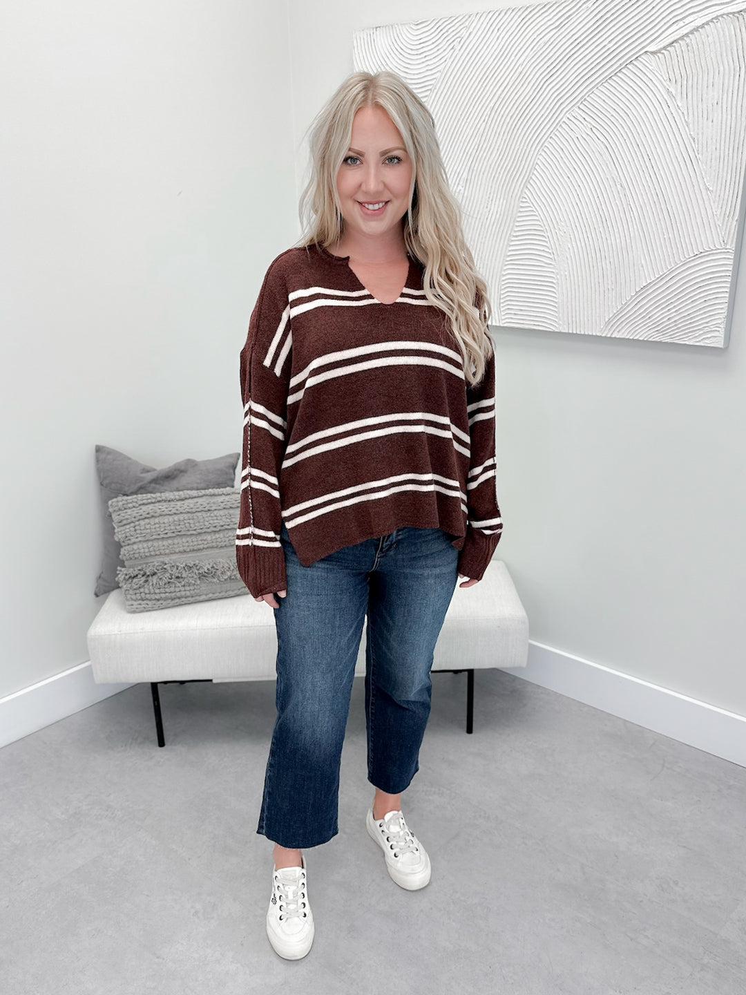 Amara Sweater in Chestnut