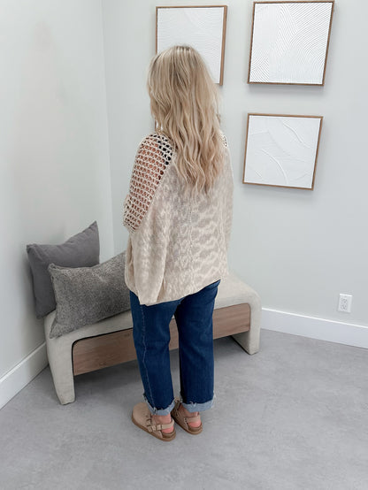 Mae Sweater in Taupe