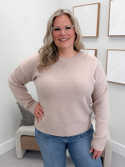 Heidi Sweater in Desert Taupe