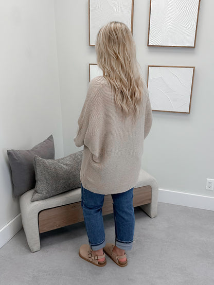 The Everyday Knit Sweater in Taupe