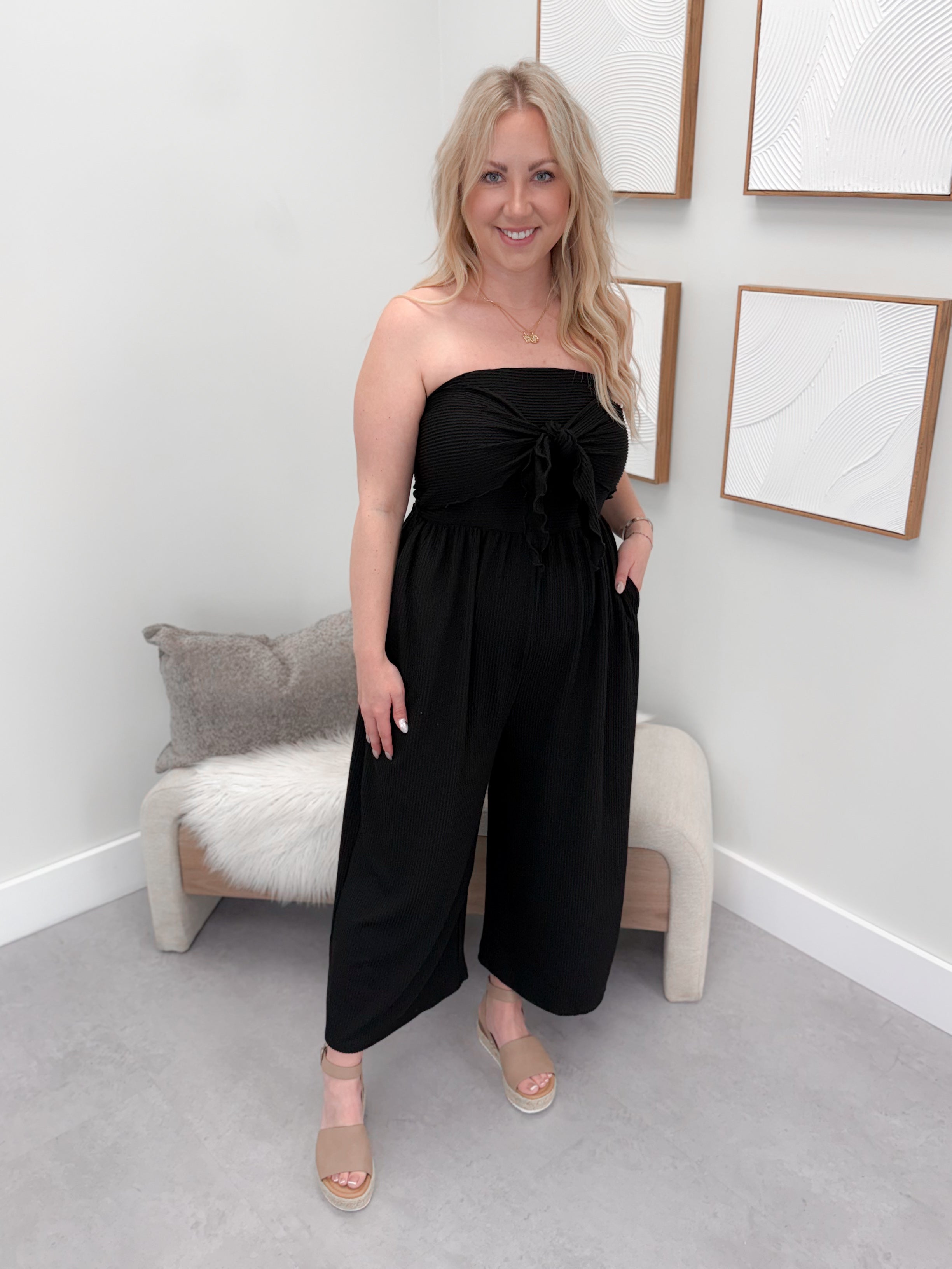 Tianna Romper in Black