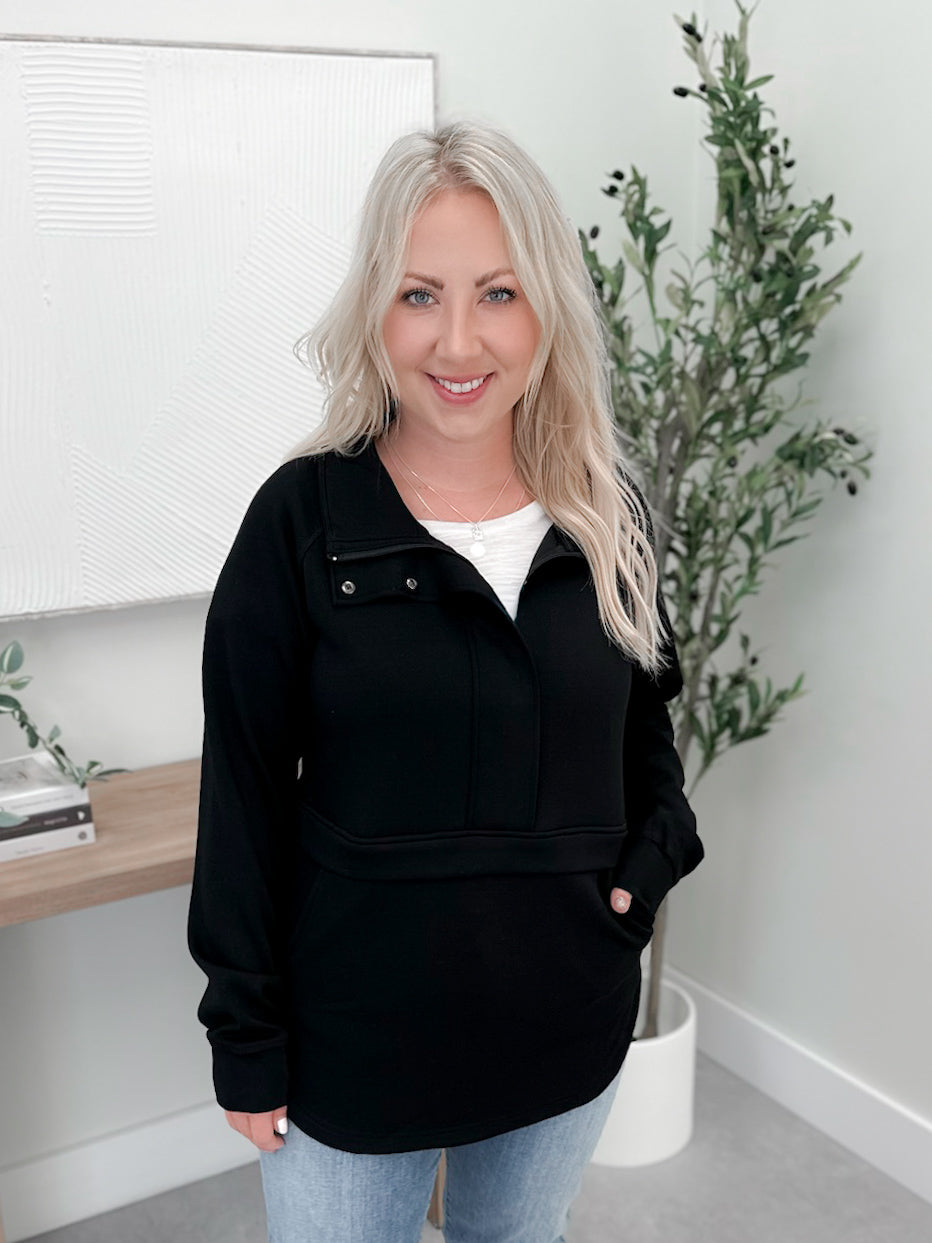 Felicity Scuba Half Zip Pullover