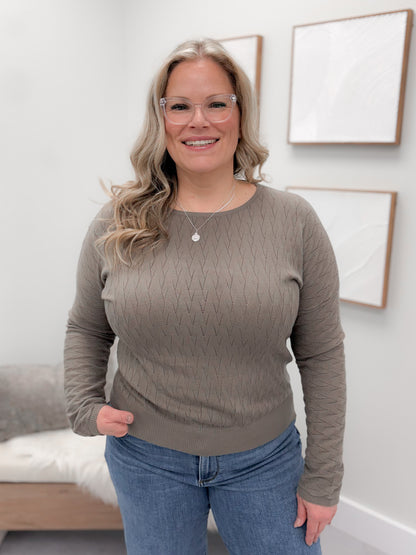 Penny Sweater in Olive