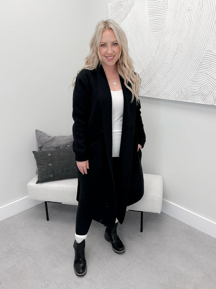 Reggie Coatigan in Black