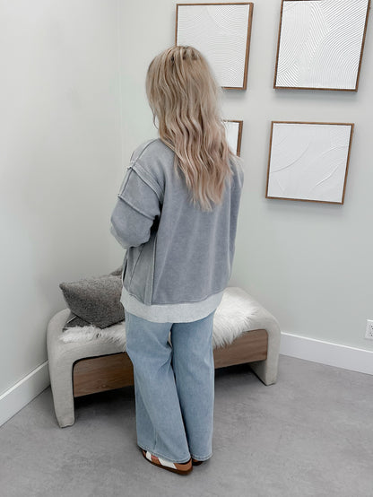 Jones Pullover in Sleet