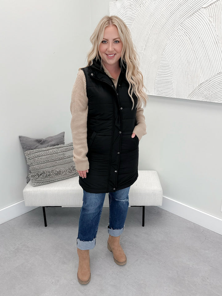 Harlow Vest in Black
