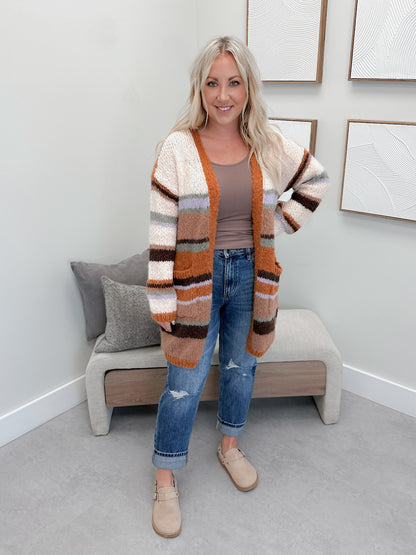 Harvest Stripe Cardigan