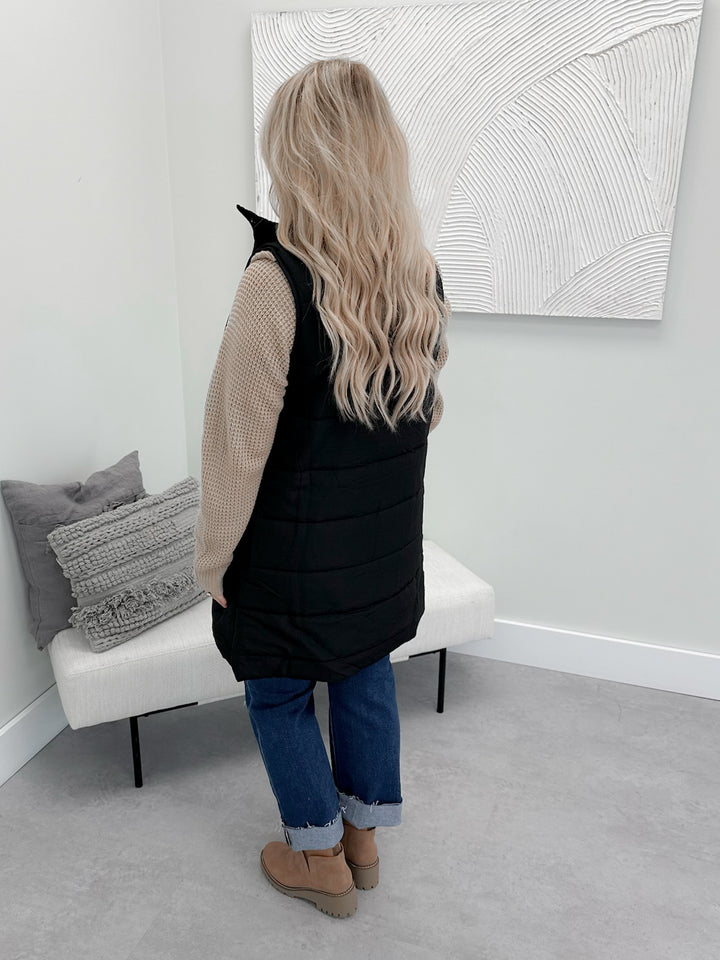 Harlow Vest in Black