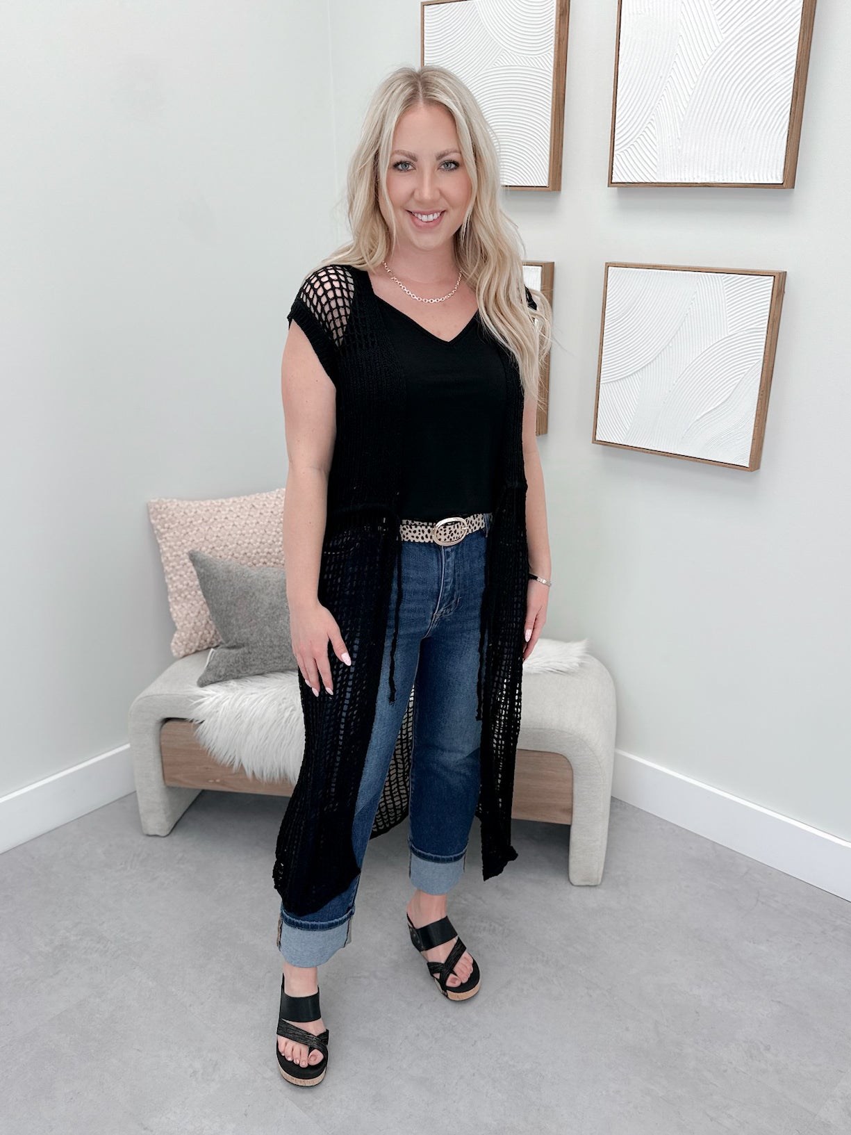 Stevie Cardigan in Black