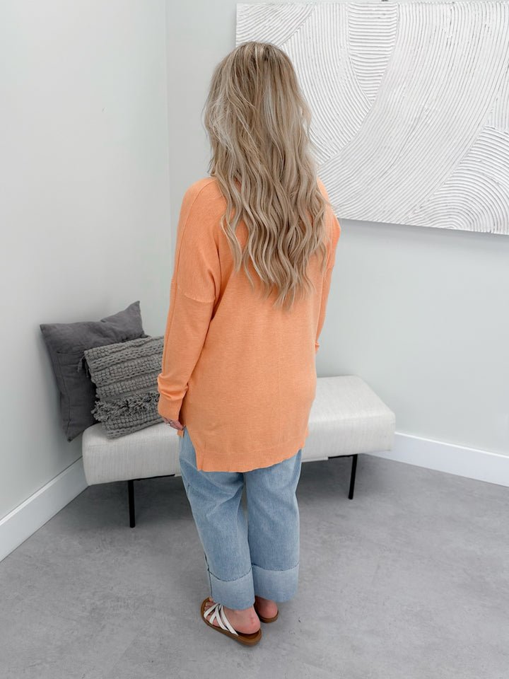 Dreamers Sweater in Cantelope