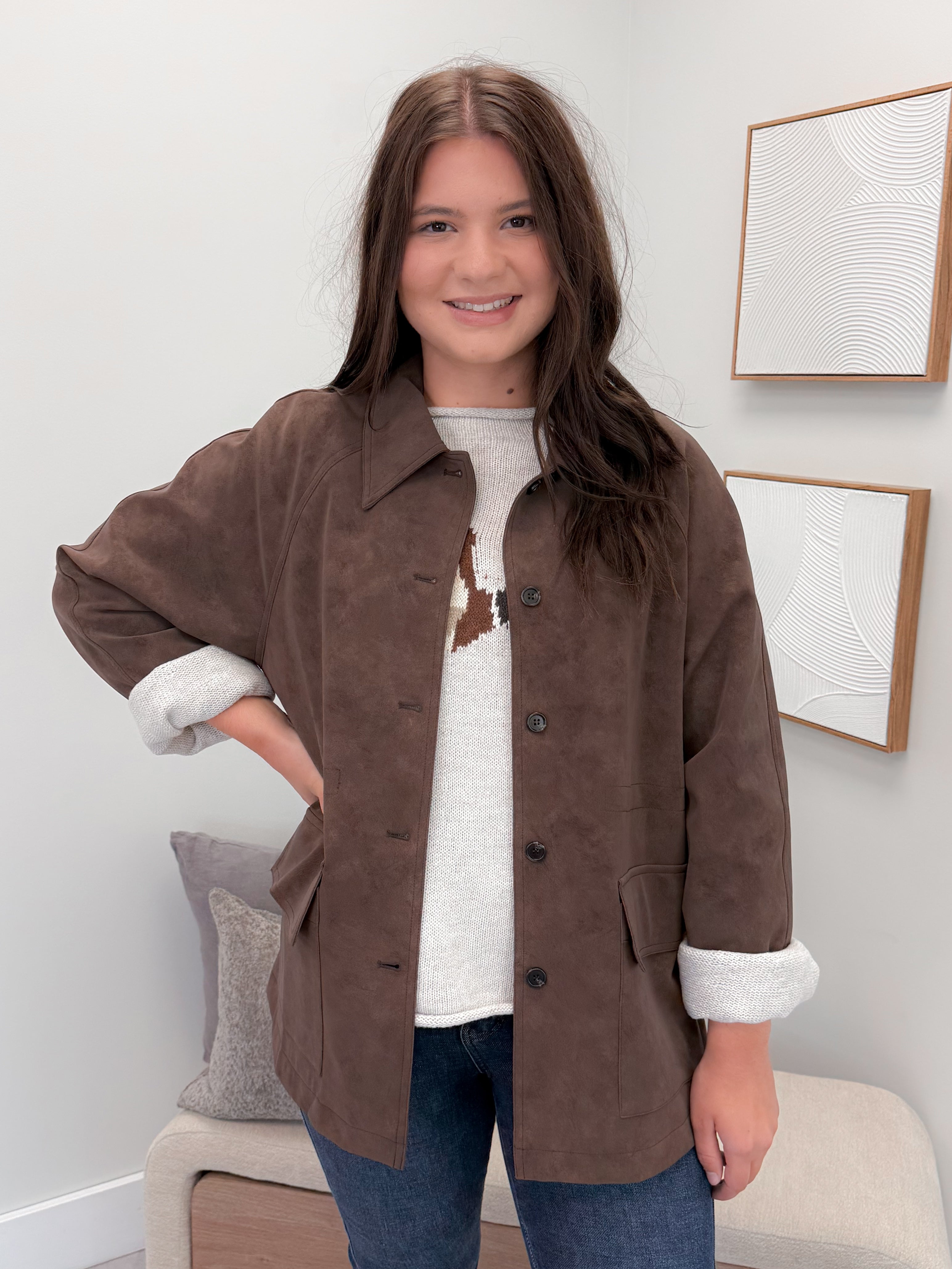 Cedar Jacket in Chocolate