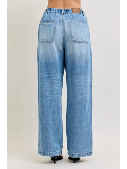 Nova Featherweight Baggy  Jeans by Judy Blue