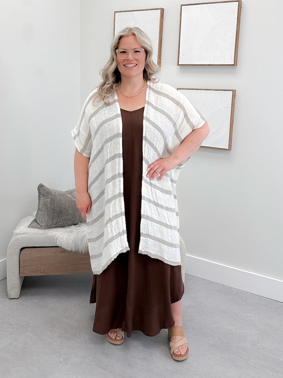 Lyra Cardigan in Natural