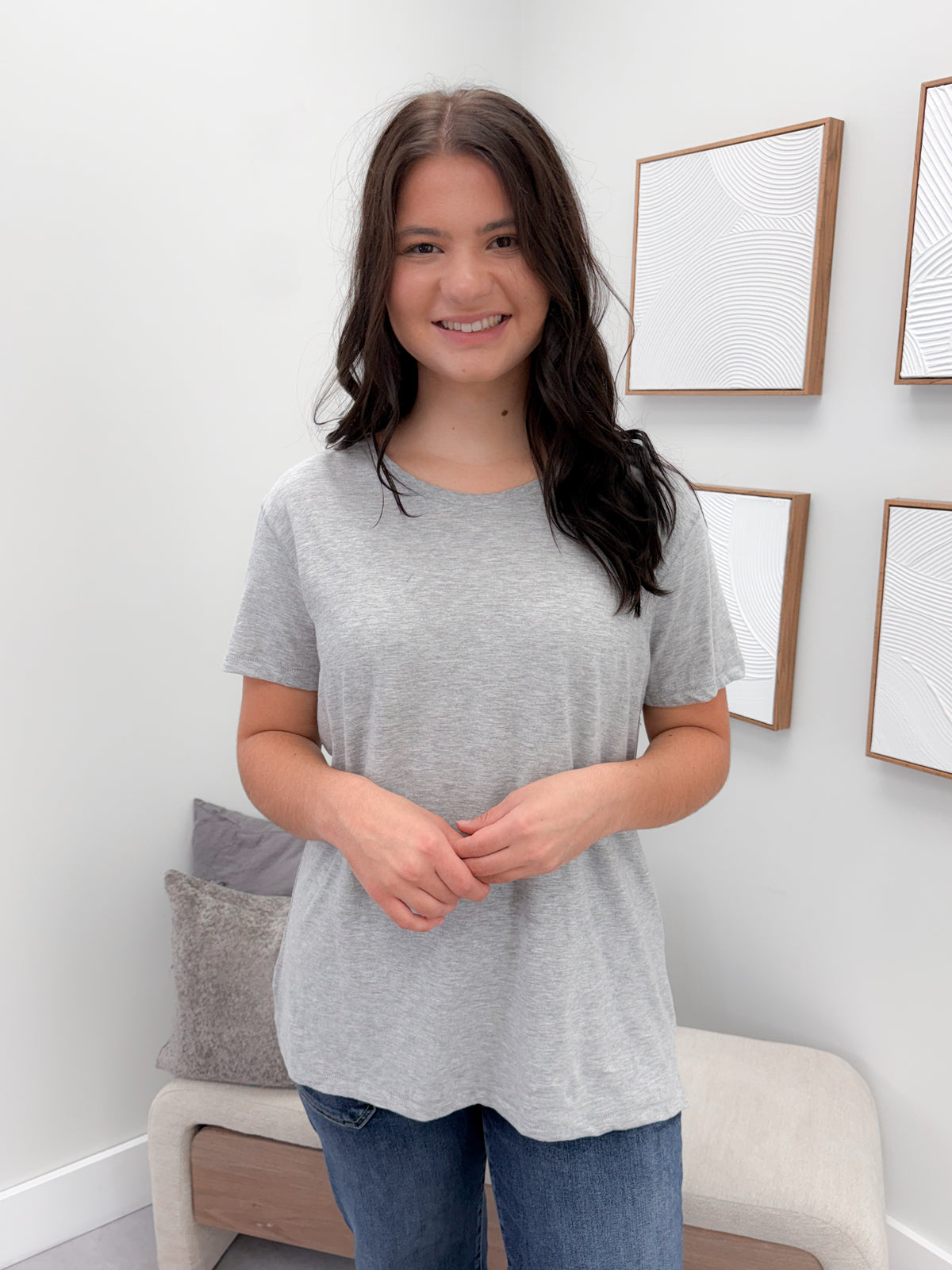 209 Tee in Grey by Twenty Nine The Label