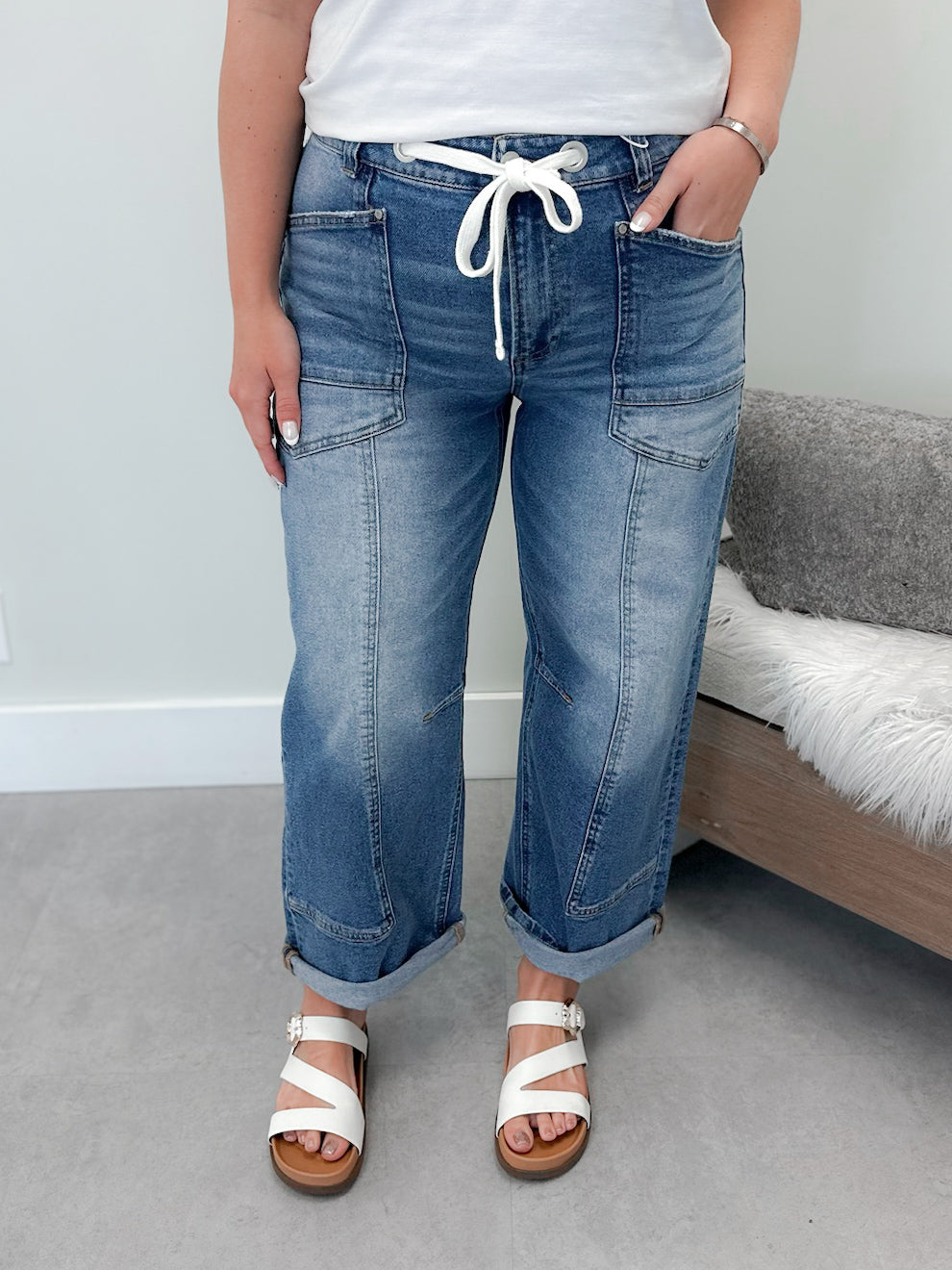 Aslan Barrel Jeans by Risen