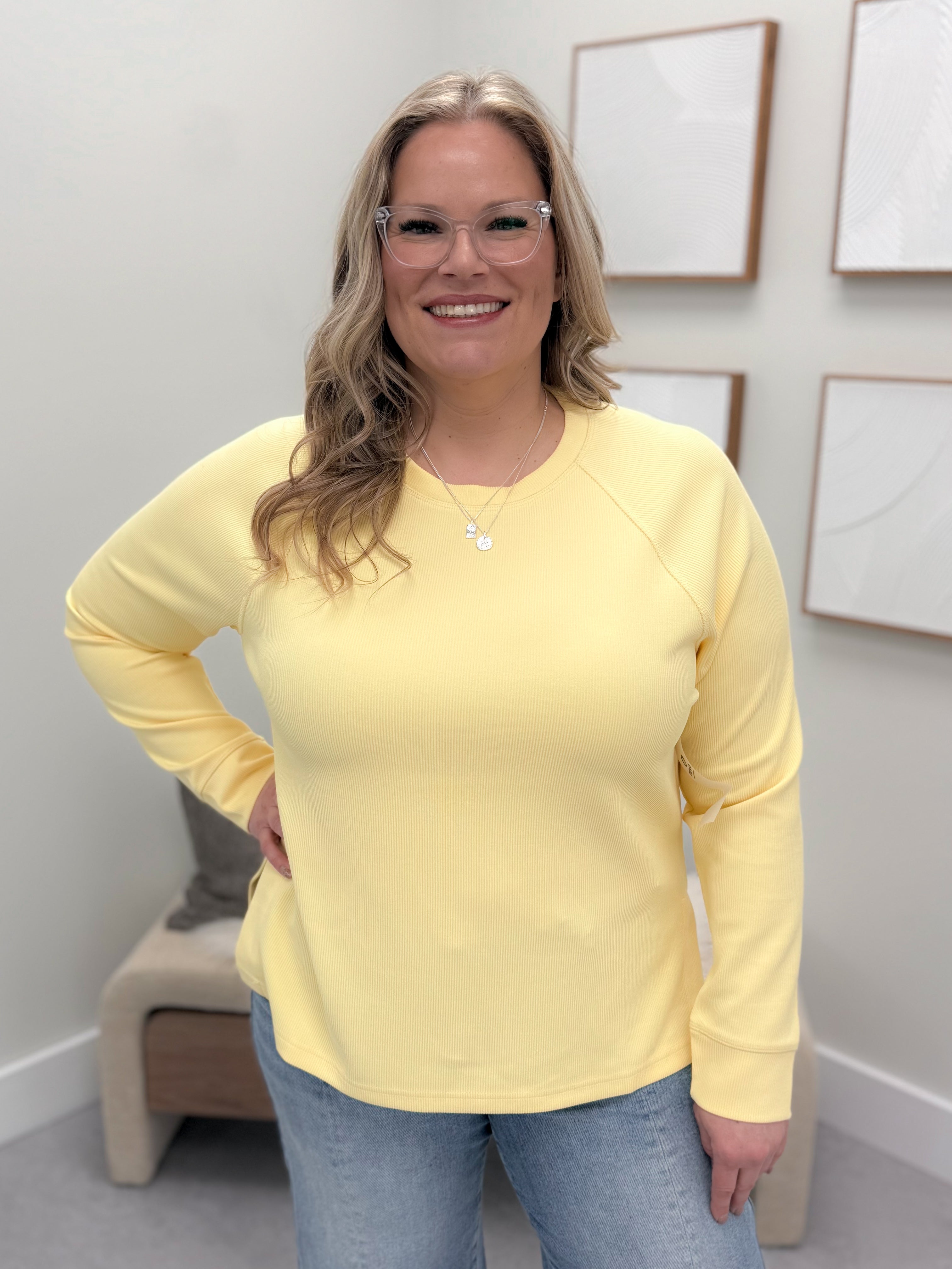 Joelle Pullover in Yellow