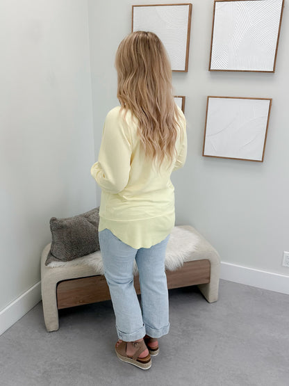 707 Long Sleeve in Lemon by Twenty Nine The Label