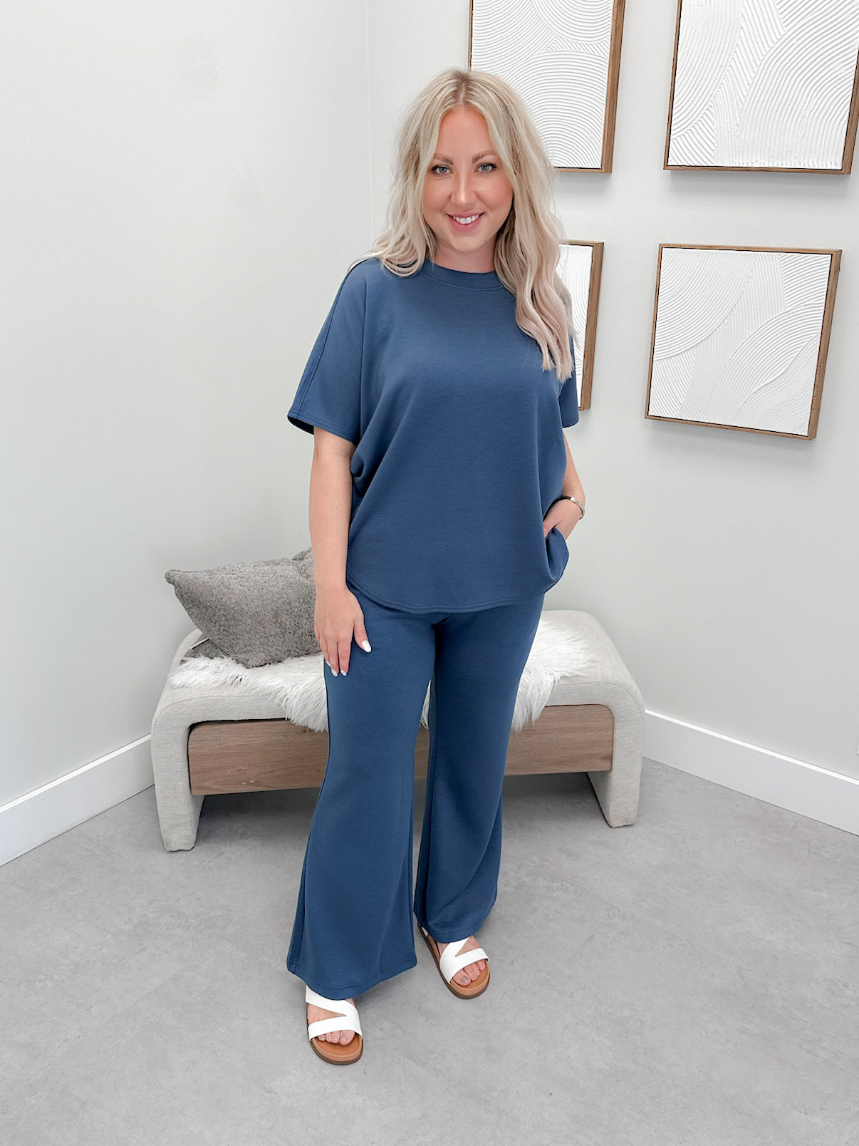 Gio Comfy Set in Blue