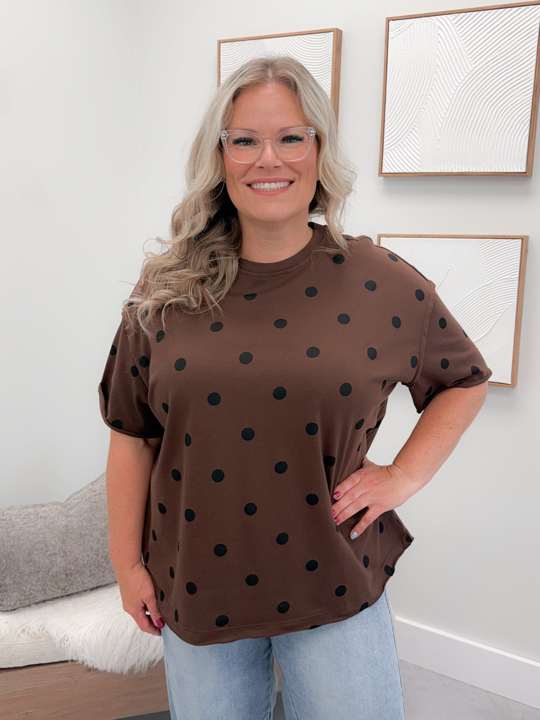 Boyfriend Tee in On Point by Ampersand Avenue