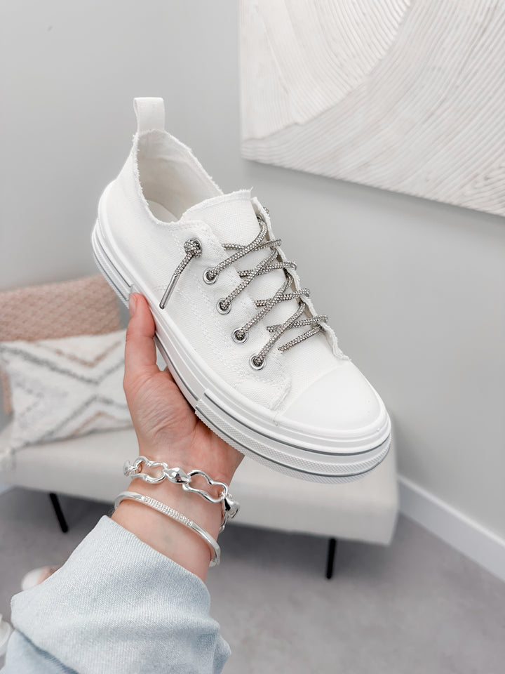 Glitz Sneaker in White