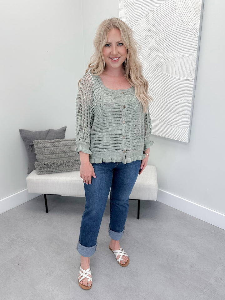 Calista Sweater in Sage