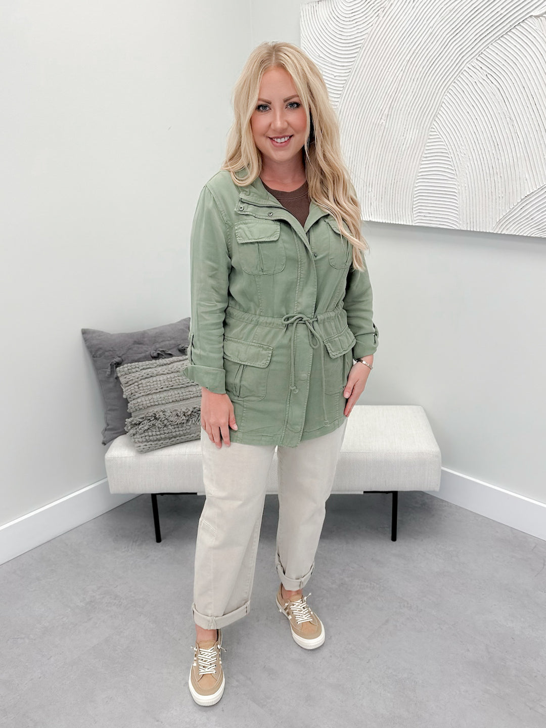 Easy Street Jacket in Sage