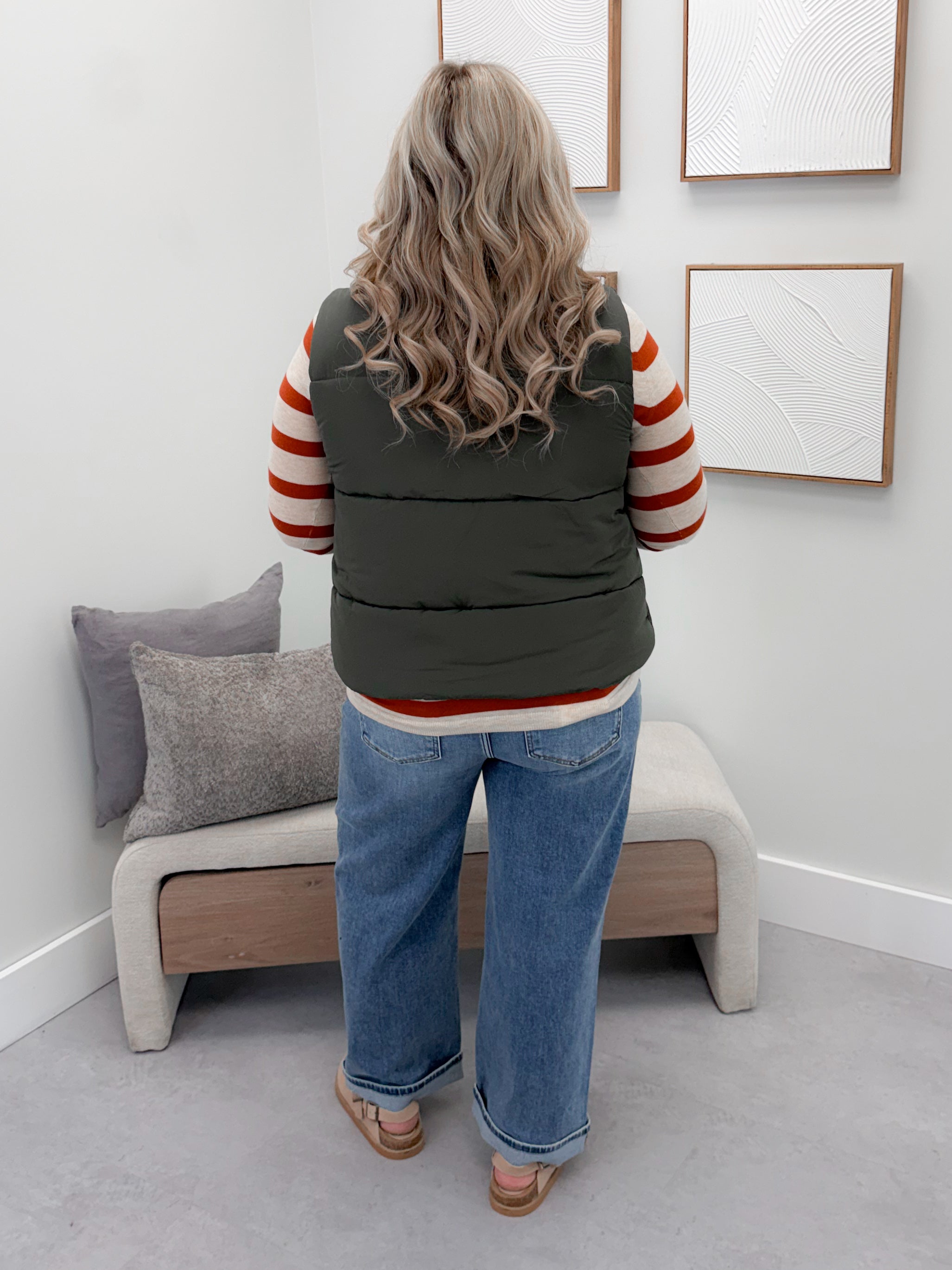 Wanderer Vest in Olive