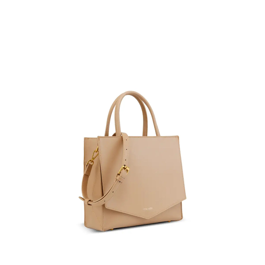 Caitlin Small Tote Bag in Sand By Pixie Mood