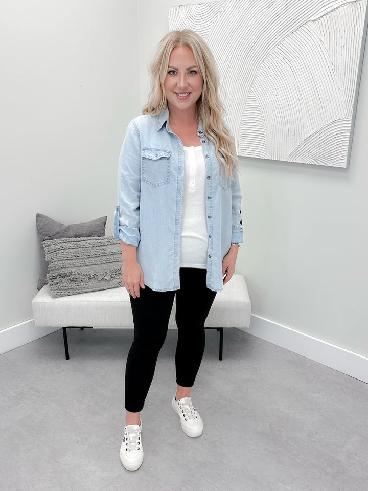 Jules Denim Button Up