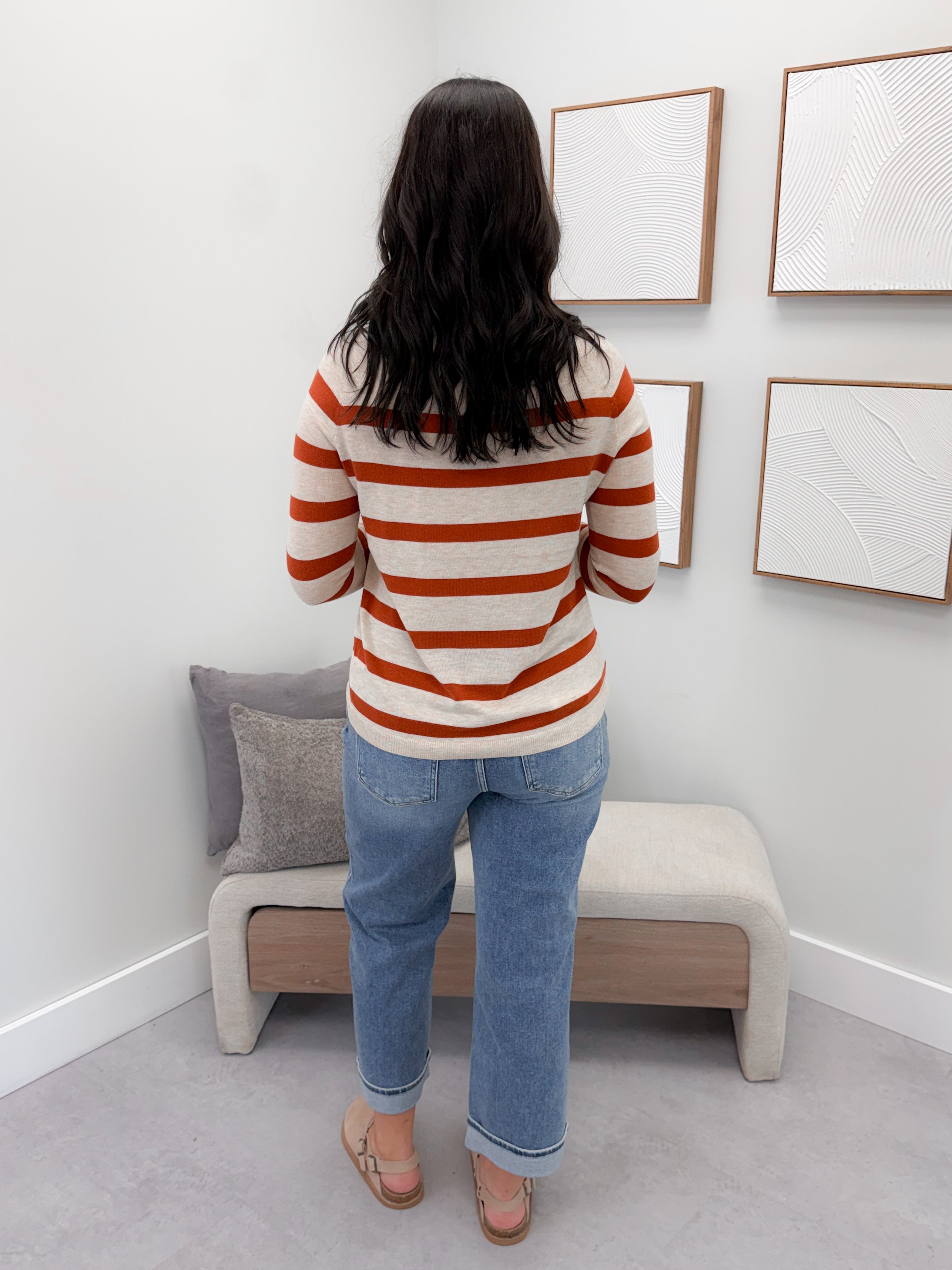Jasper Sweater in Rust