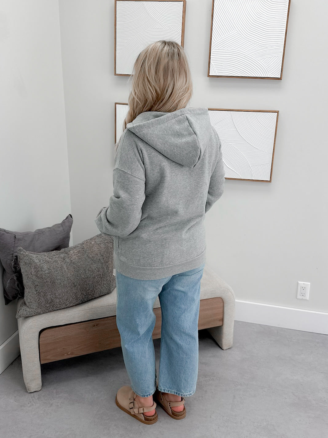 Comfort Zone Fleece Lined HalfZip in Morning Run by Ampersand Ave