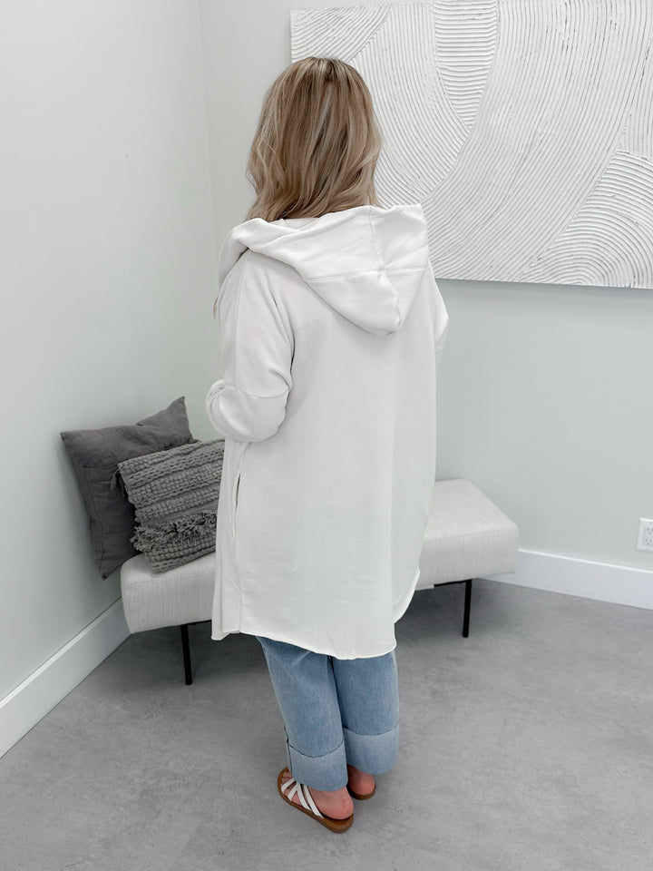 Hopeful Hooded Cardi in Natural