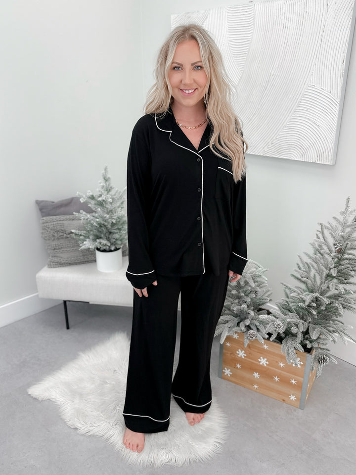 Slumber PJ Set in Black