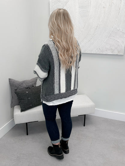 Jack Cardigan in Denim