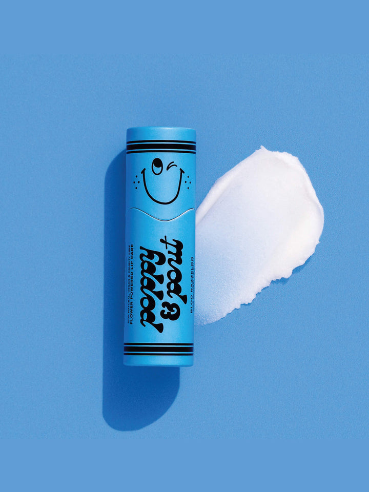 Lil Poppies Lip Balm in Bloo Razzeloo